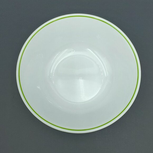 Corelle Wildflower Medium Serving Bowls Corning White Vegetable Bowls Green Band - Picture 6 of 10